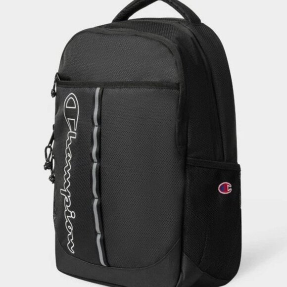 NEW Champion 18” Unisex Center Backpack - Black - Picture 5 of 8